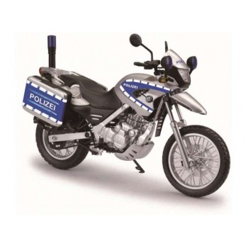 Machetă moto Joy City [1:12] - BMW F650GS Polizei - Silver/Blue